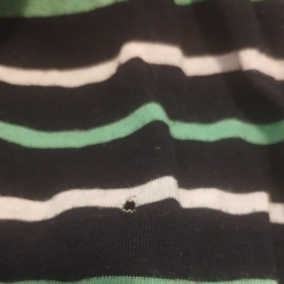 j. Crew Striped Dress Green Blue White Tank Summer Beck cover up dress - Picture 14 of 14